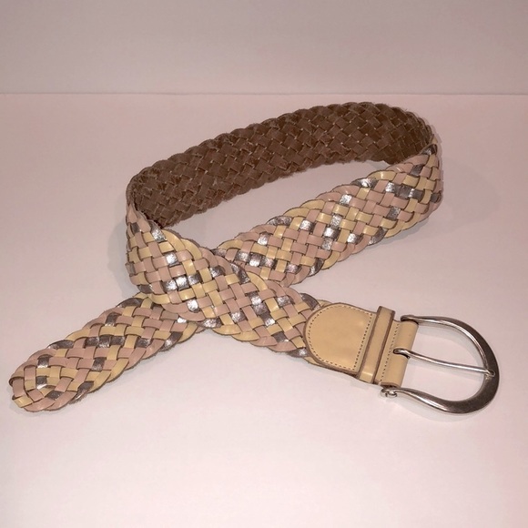 Genuine Leather Braided Belt Boho Western main image 4